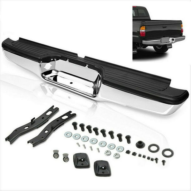 New Steel Chrome Step Bumper Assembly for Toyota Tacoma Fleet Styleside 95-2004 